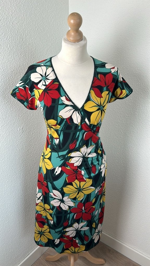 King Louie maat L bloemen crossdress jurk 1045