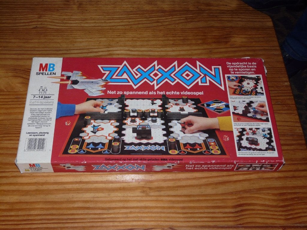 Zaxxon spel, Drie of vier spelers, Ophalen of Verzenden, Gebruikt, MB
