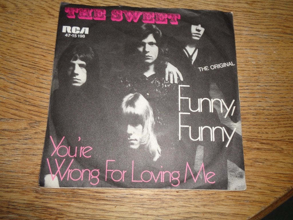 Sweet single "Funny Funny" [Duitsland-1971], Cd's en Dvd's, Vinyl Singles, Gebruikt, Verzenden, 7 inch, Single