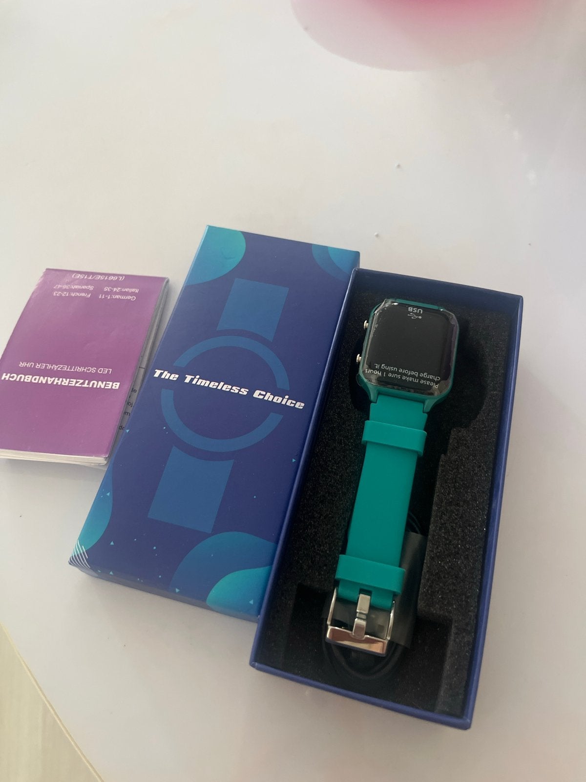 Smartwatch met stappenteller en hartslagmeter, Sieraden, Tassen en Uiterlijk, Sporthorloges, Nieuw, Ophalen of Verzenden, Stappen
