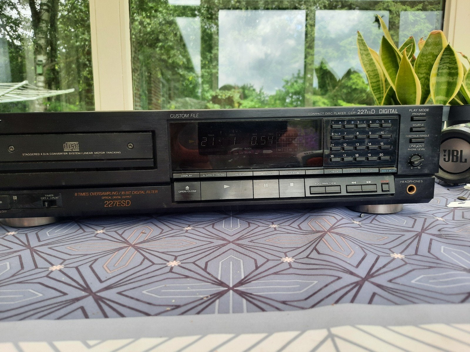 Sony CDP-227ESD cd speler nog in goede en werkende staat., Audio, Tv en Foto, Cd-spelers, Ophalen, Gebruikt, Sony