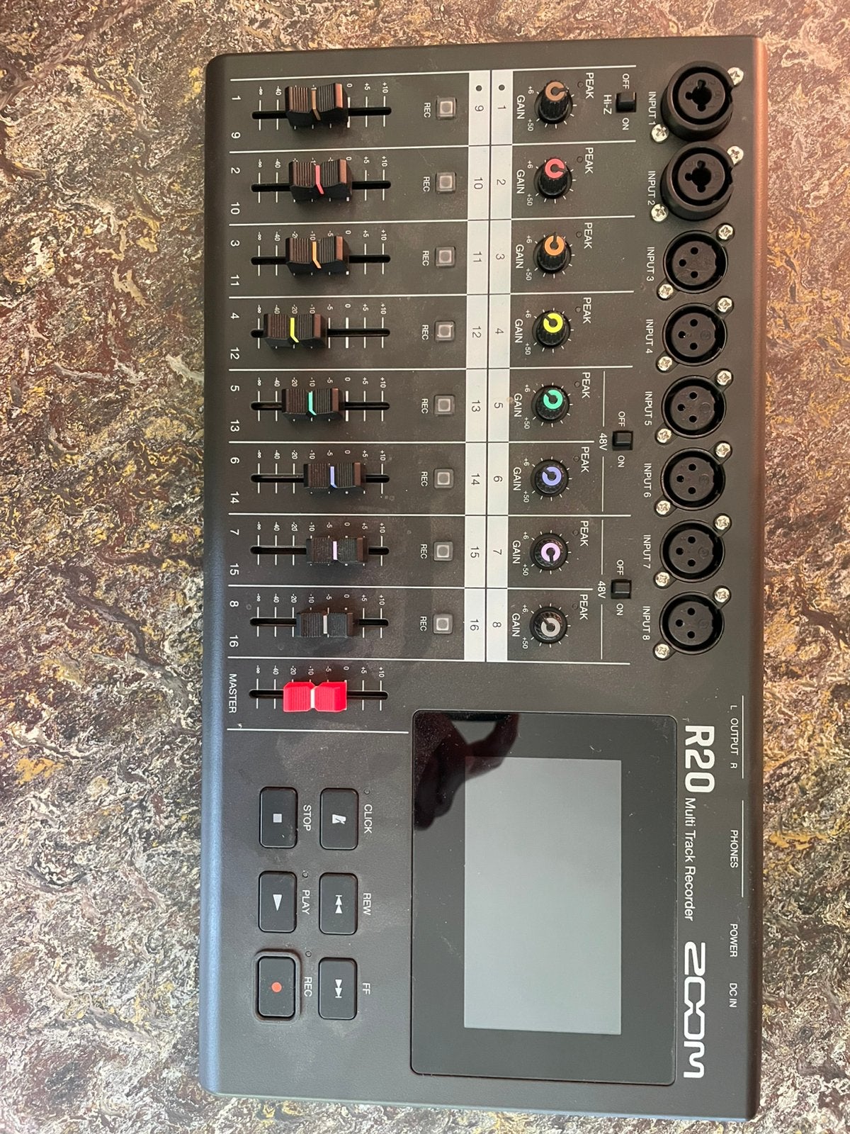 Zoom 16 sporen opname, Muziek en Instrumenten, Mengpanelen, Ophalen of Verzenden, Zo goed als nieuw