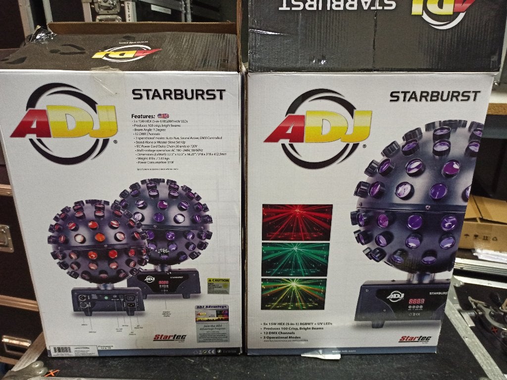 ADJ Starburst, Ophalen, Zo goed als nieuw, Licht, Kleur