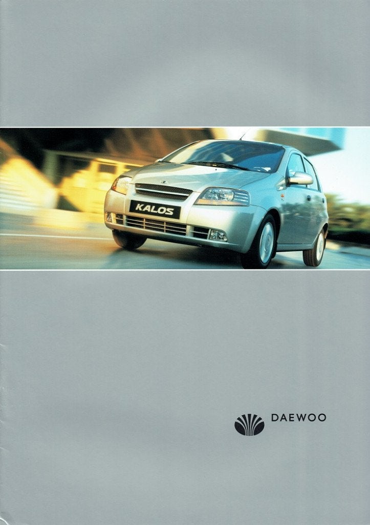 Folder Daewoo Kalos (2002), Verzenden, Gelezen, Overige merken