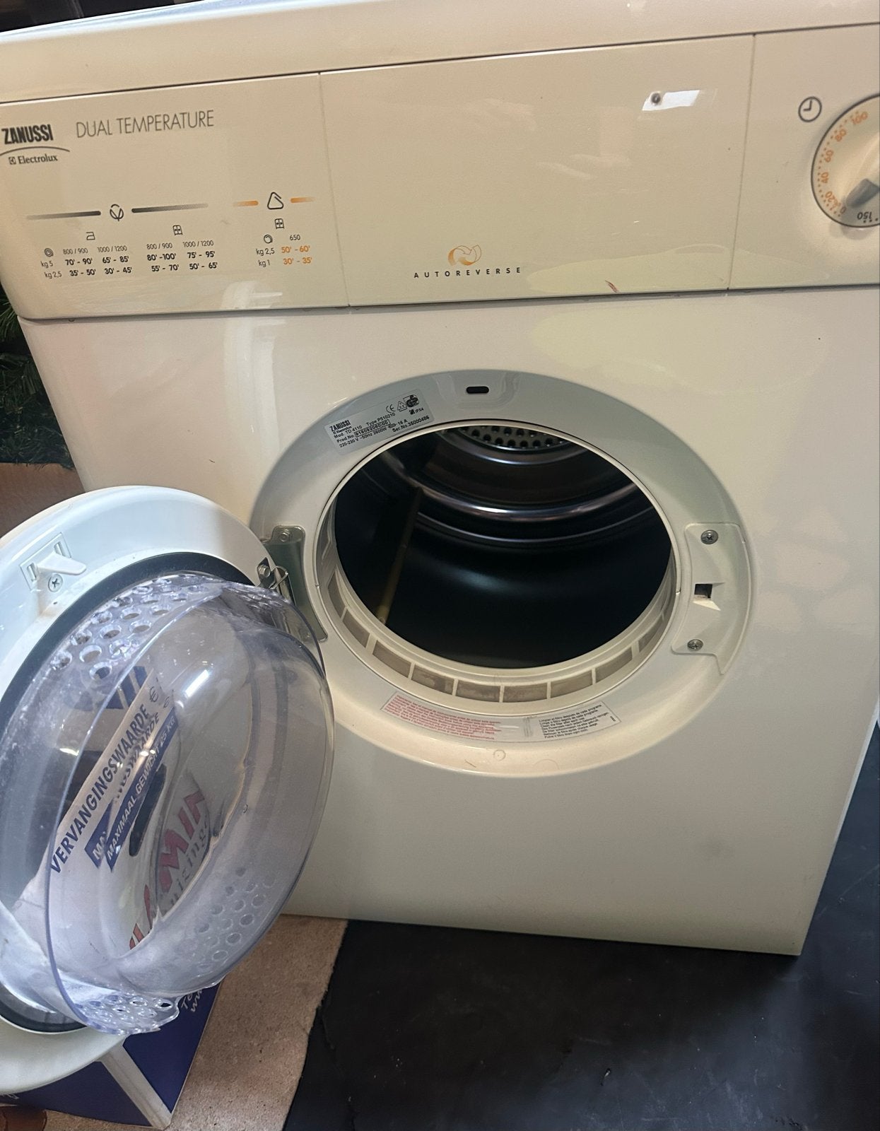 Zanussi Dual Temperature Wasdroger - Goede Staat, 6 tot 8 kg, Luchtafvoer, Ophalen of Verzenden, Zo goed als nieuw