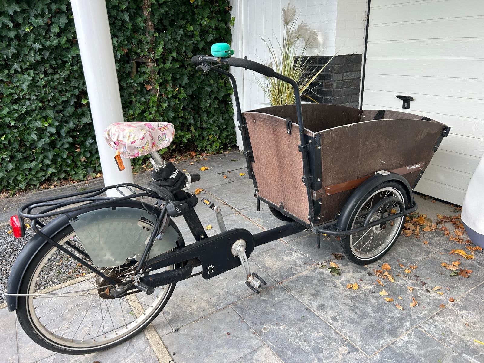 Fietsfabriek bakfiets niet-elektrisch, Fietsen en Brommers, Fietsen | Bakfietsen, Ophalen, Gebruikt, Huif, Fietsfabriek