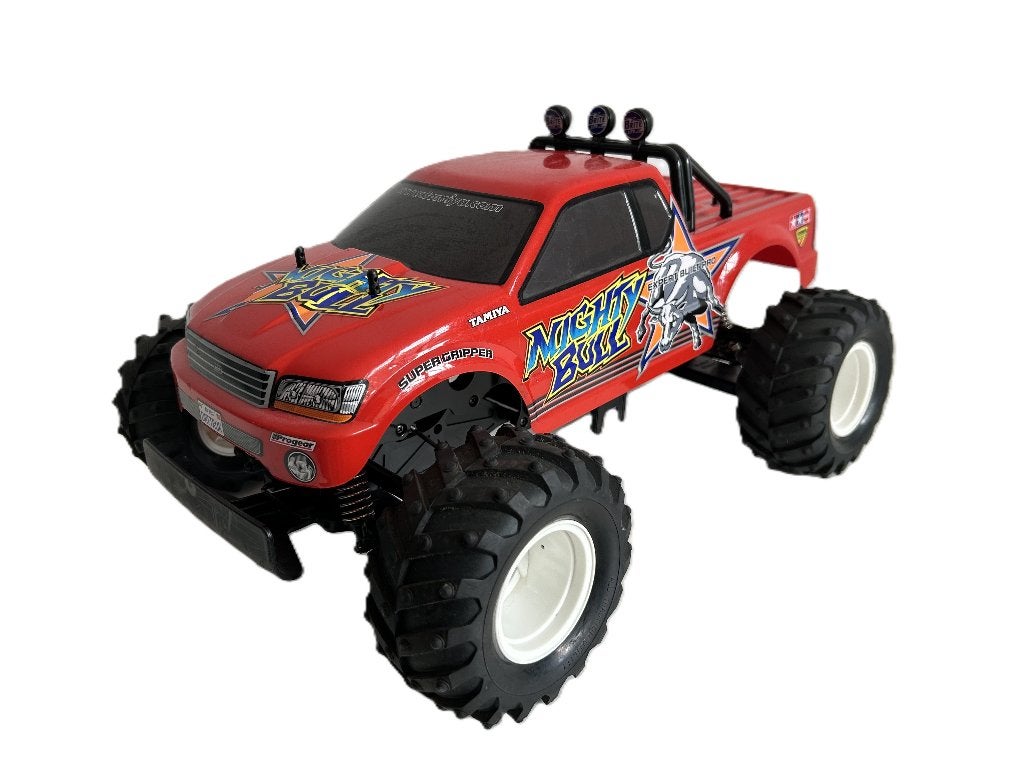 Tamiya Mighty Bull 1/10 rc auto, Elektro, Auto offroad, Ophalen of Verzenden, Zo goed als nieuw