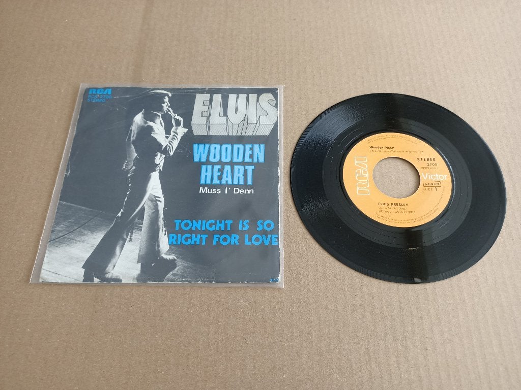 Single: Elvis Presley - Wooden Heart (1977), Verzenden, Gebruikt, 7 inch, Pop