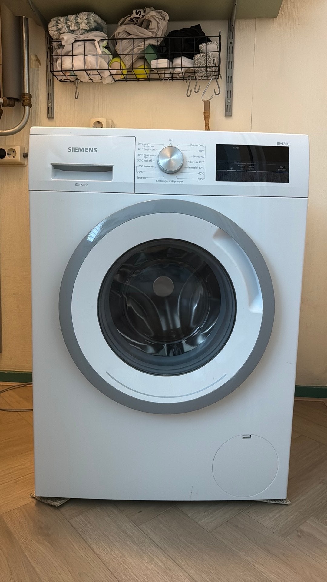 Siemens WM14N075NL wasmachine te koop – 7 kg, in goede staat, Witgoed en Apparatuur, Wasmachines, Zo goed als nieuw, 6 tot 8 kg