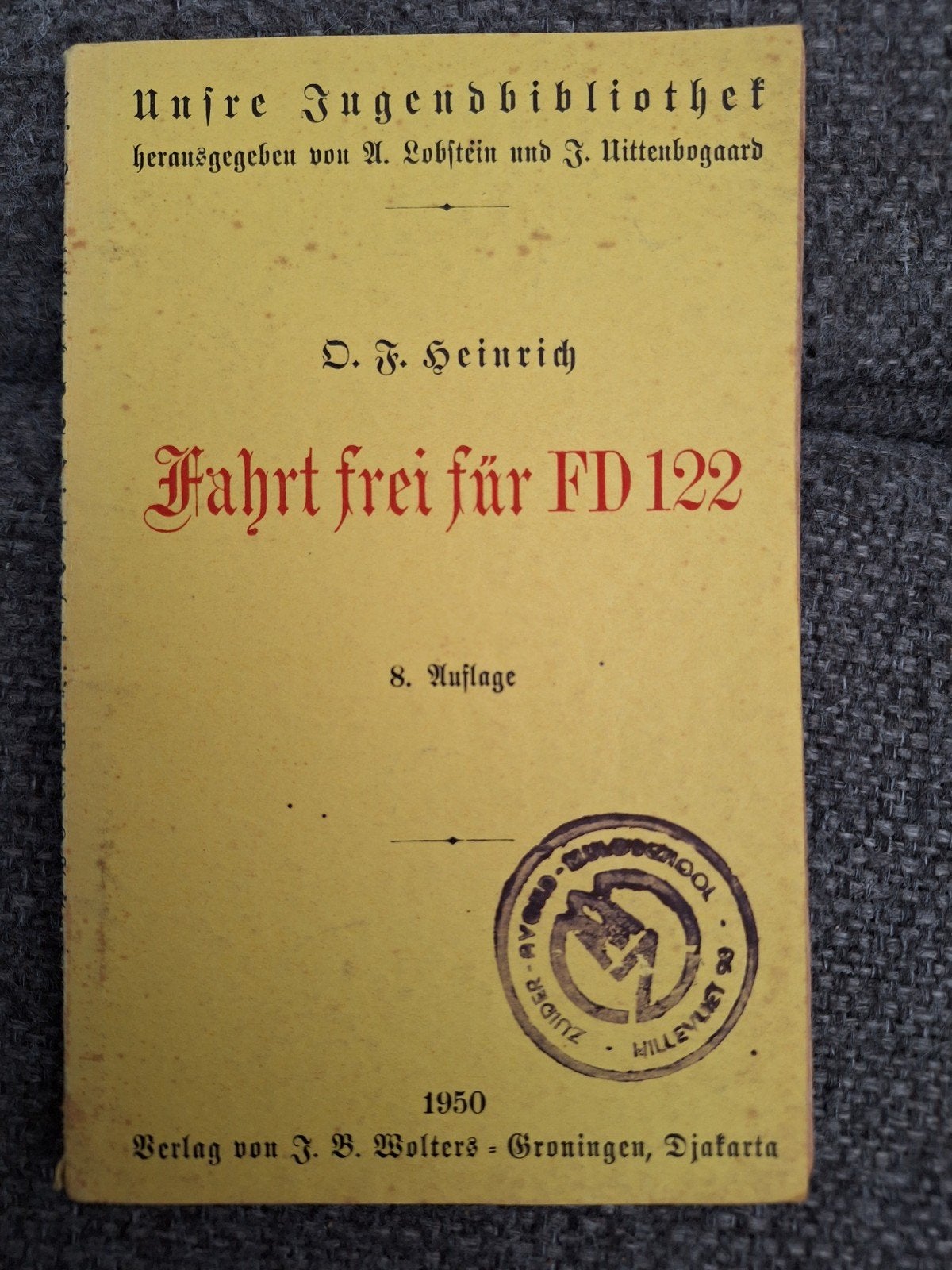 Fahrt frei fur FD 122, D.F. Heinrich duits jeugdboekjr, Ophalen of Verzenden