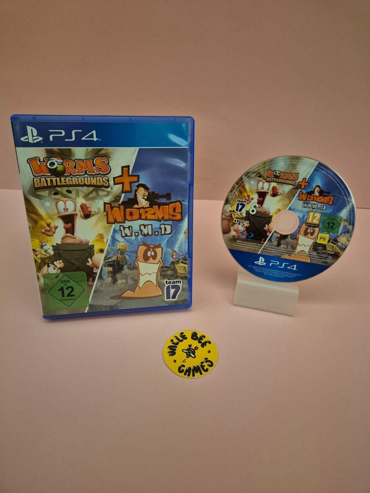 Worms Battlegrounds + Worms W.M.D., Verzenden, Unit 2, The Point, Weaver Road, York, YO10 5DG, UK, Zo goed als nieuw, Info@team17.com