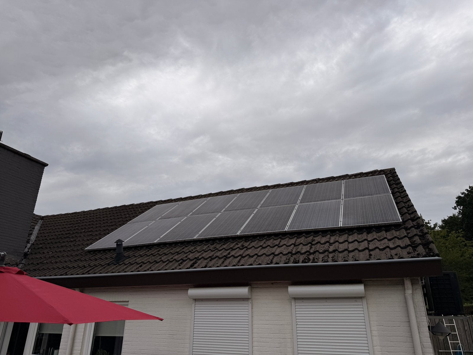 21x Zonnepanelen met omvormers, Doe-het-zelf en Verbouw, Zonnepanelen en Toebehoren, Ophalen, Gebruikt, Compleet systeem, 200 wattpiek of meer