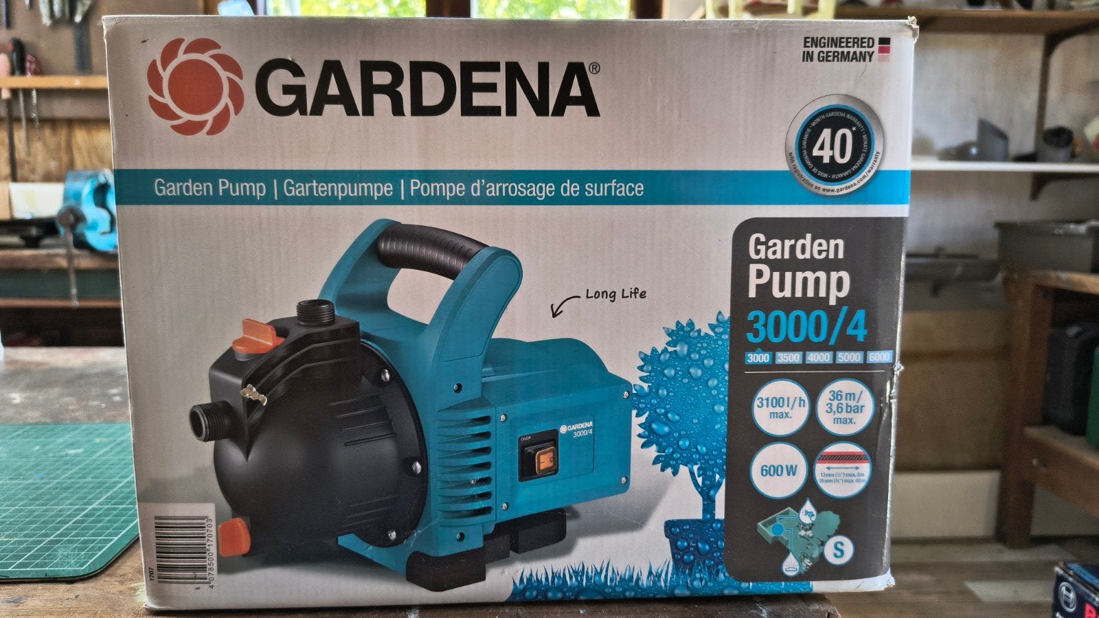 Tuinpomp Gardena., Ophalen, Minder dan 700 watt, Overige typen
