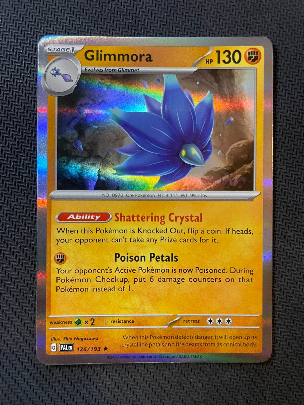 Glimmora Rare 126/193 Holo Paldea Evolved Packfresh, Ophalen of Verzenden, Zo goed als nieuw