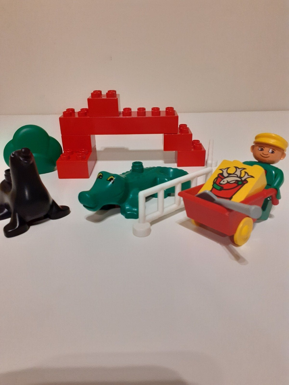 Vintage Lego Duplo Voedertijd in de dierentuin Set 2662, Overige thema's, Compleet, Ophalen of Verzenden, Duplo