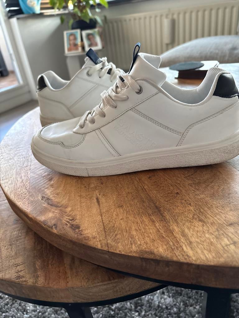 Gaastra leren sneakers maat 42, Wit, Ophalen of Verzenden, Sneakers of Gympen, Zo goed als nieuw