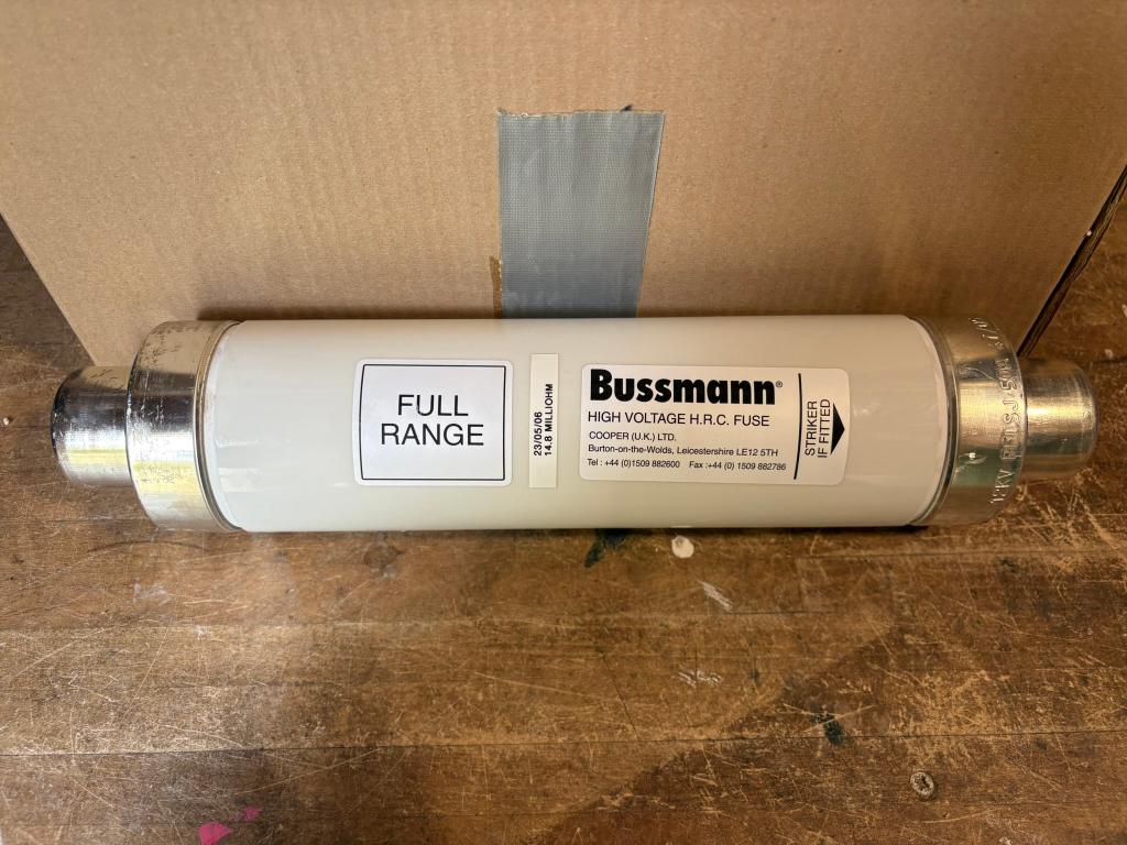 Bussmann 12kV middenspanningszekering 50A | 12FFLSJ50, Ophalen of Verzenden, Zo goed als nieuw, Overige typen