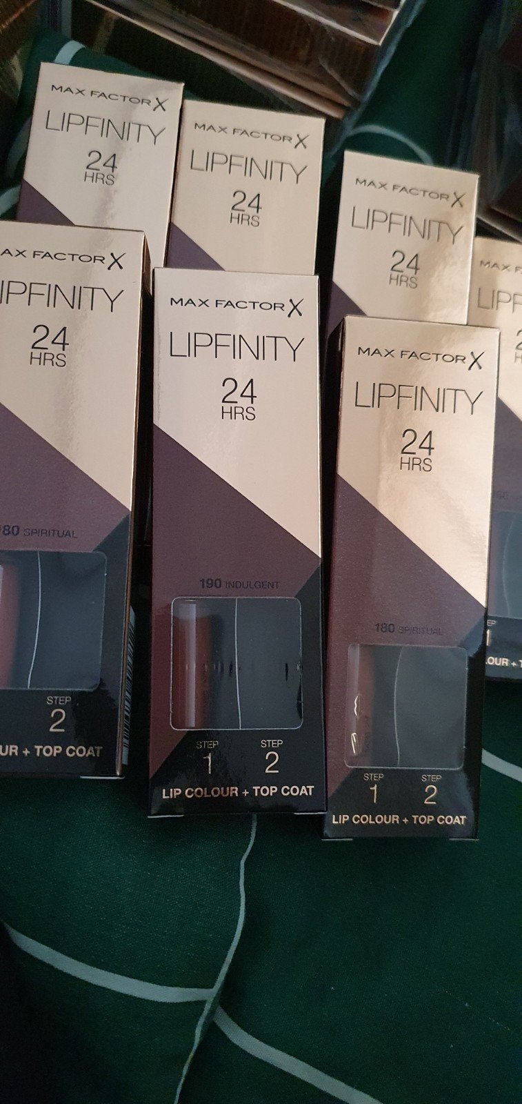 10x Max Factor Lipfinity 180 Spiritual - Zonder Topcoat, Verzenden