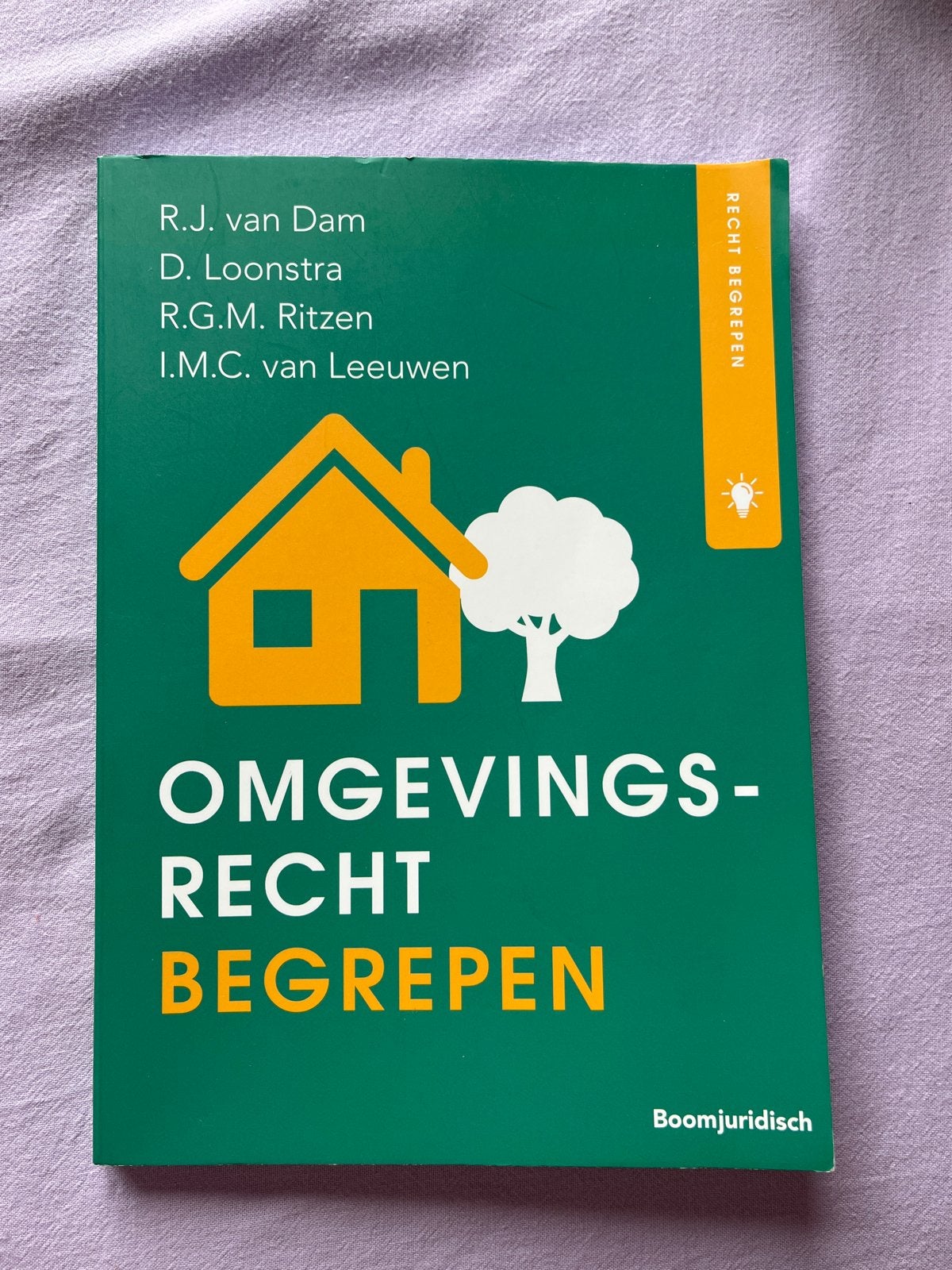 Omgevingsrecht Begrepen - Studieboek, Ophalen, Alpha, Zo goed als nieuw, HBO