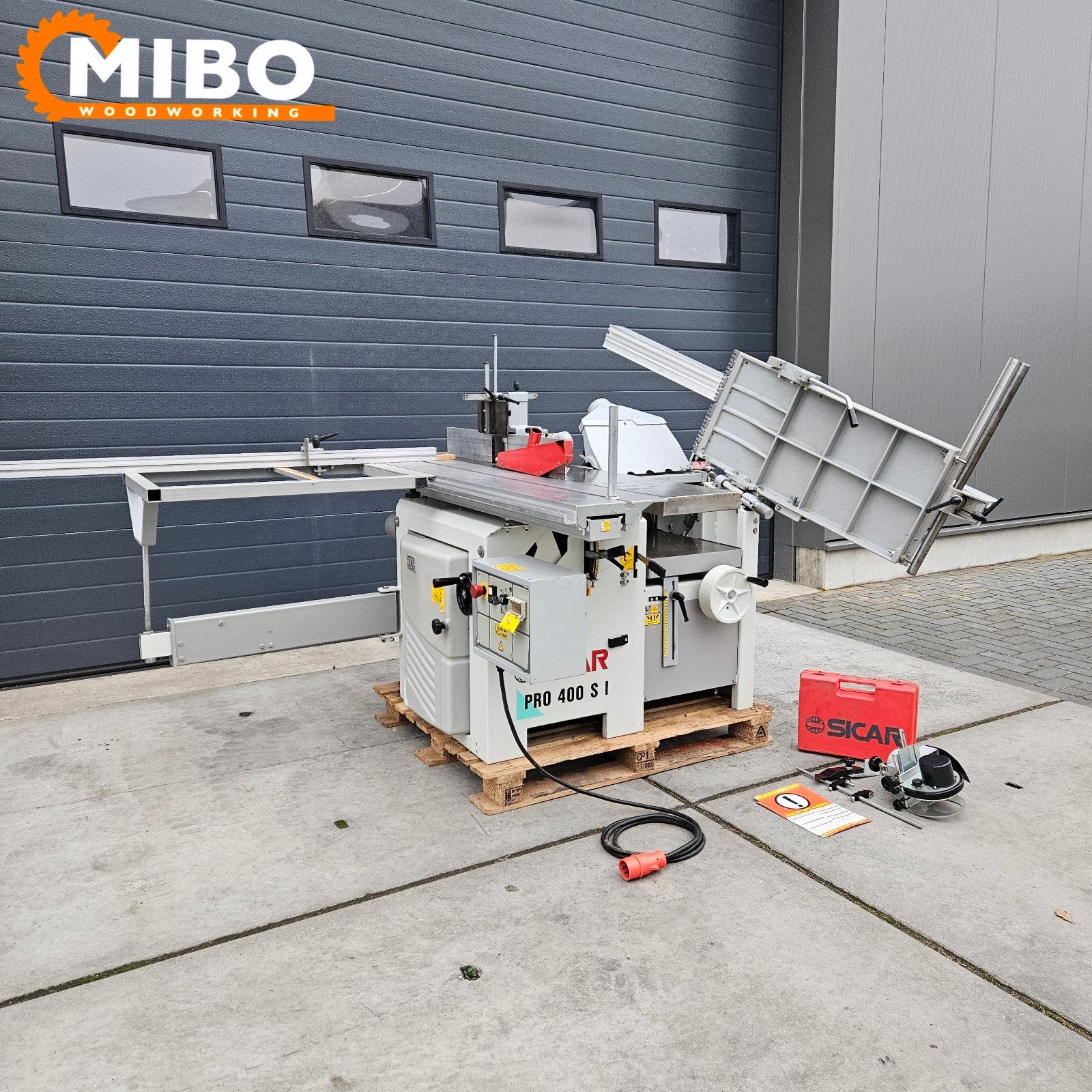 SICAR Combinatiemachine 5in1 combinatie ** schaafbank 410, 70 mm of meer, Overige typen, Ophalen of Verzenden, Zo goed als nieuw