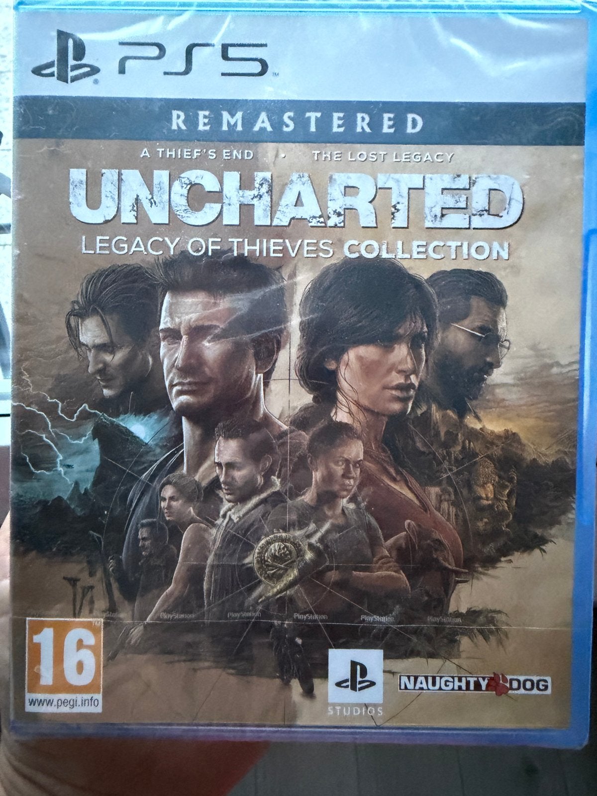 Uncharted: Legacy of Thieves Collection PS5 - Nieuw in folie, Online, 1 speler, Nieuw, Vanaf 16 jaar