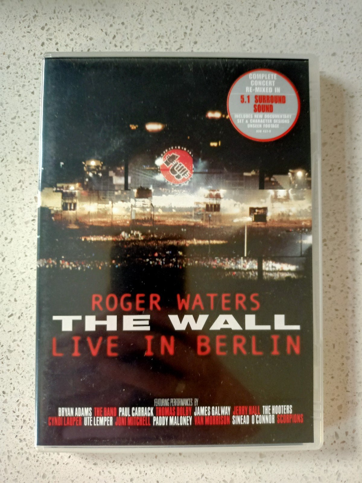 Roger Waters - The Wall Live in Berlin DVD (5.1 Surround), Engels, Alle leeftijden, Bonusmateriaal, Nederlands