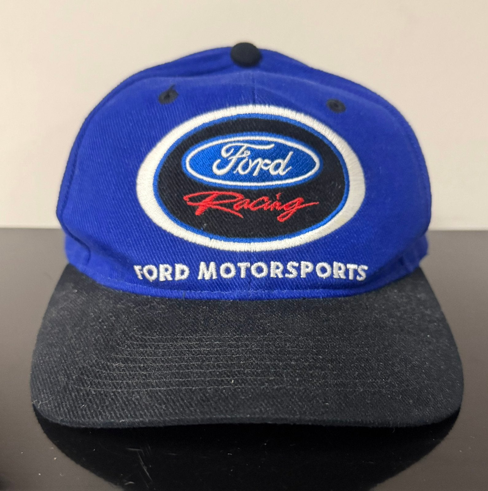 FORD RACING BASEBALL CAP  BLACK/BLUE, Ophalen of Verzenden, Zo goed als nieuw, One size fits all, Pet