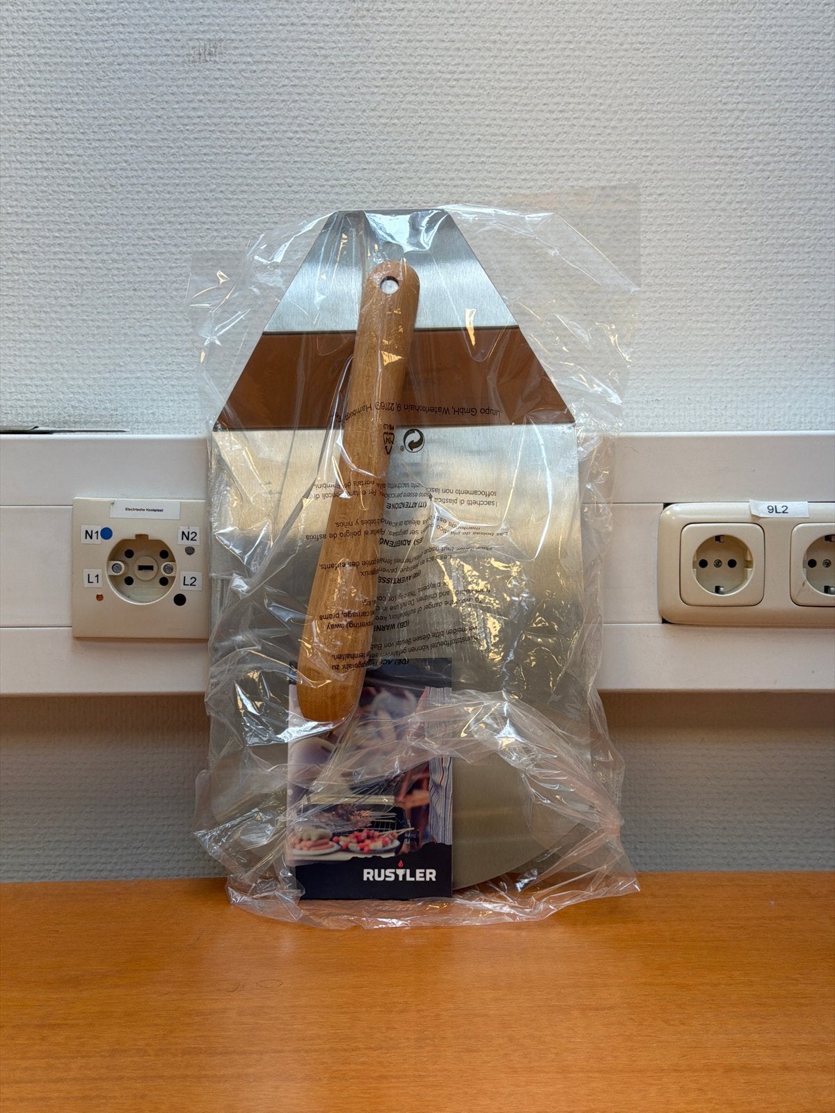 Roestvrijstalen Pizzaschep met Houten Handvat - Rustler, Overige typen, -, -, Ophalen of Verzenden