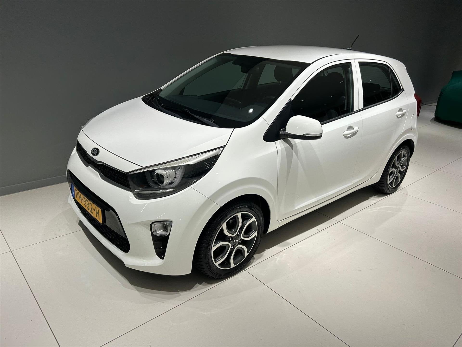 Kia Picanto 1.0 CVVT 67pk 5-zits First Edition Navi/ Clima/, Auto's, Kia, Voorwielaandrijving, 12 maanden, Stof, Gebruikt