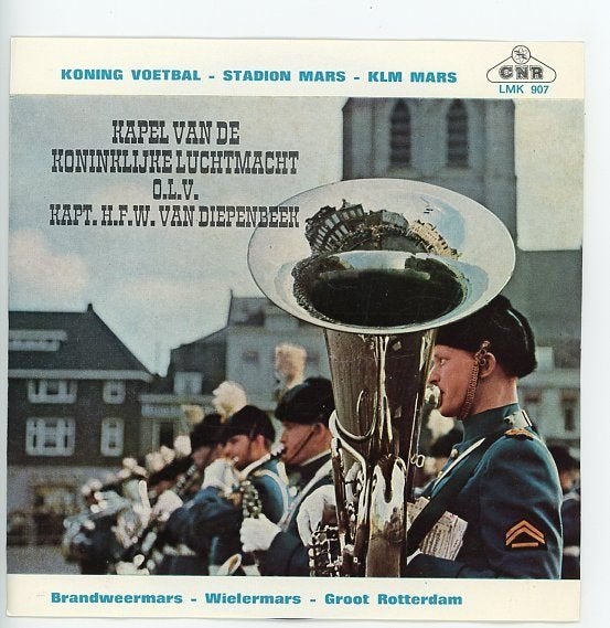 Single- Kapel van de Koninklijke Luchtmacht uit 1963, Cd's en Dvd's, Gebruikt, 7 inch, Ophalen of Verzenden, Levenslied of Smartlap