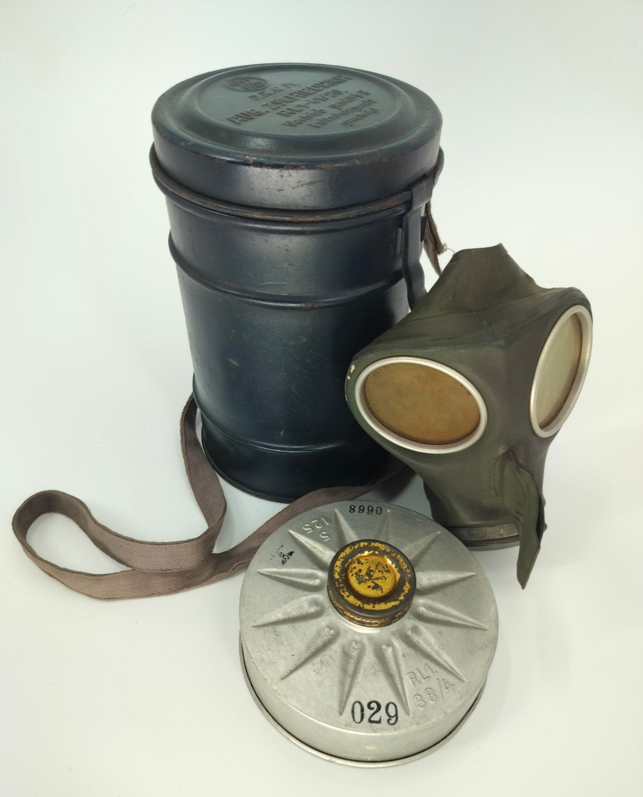 Duits Luftshutz gasmasker RL1, Verzamelen, Ophalen of Verzenden, Nederland