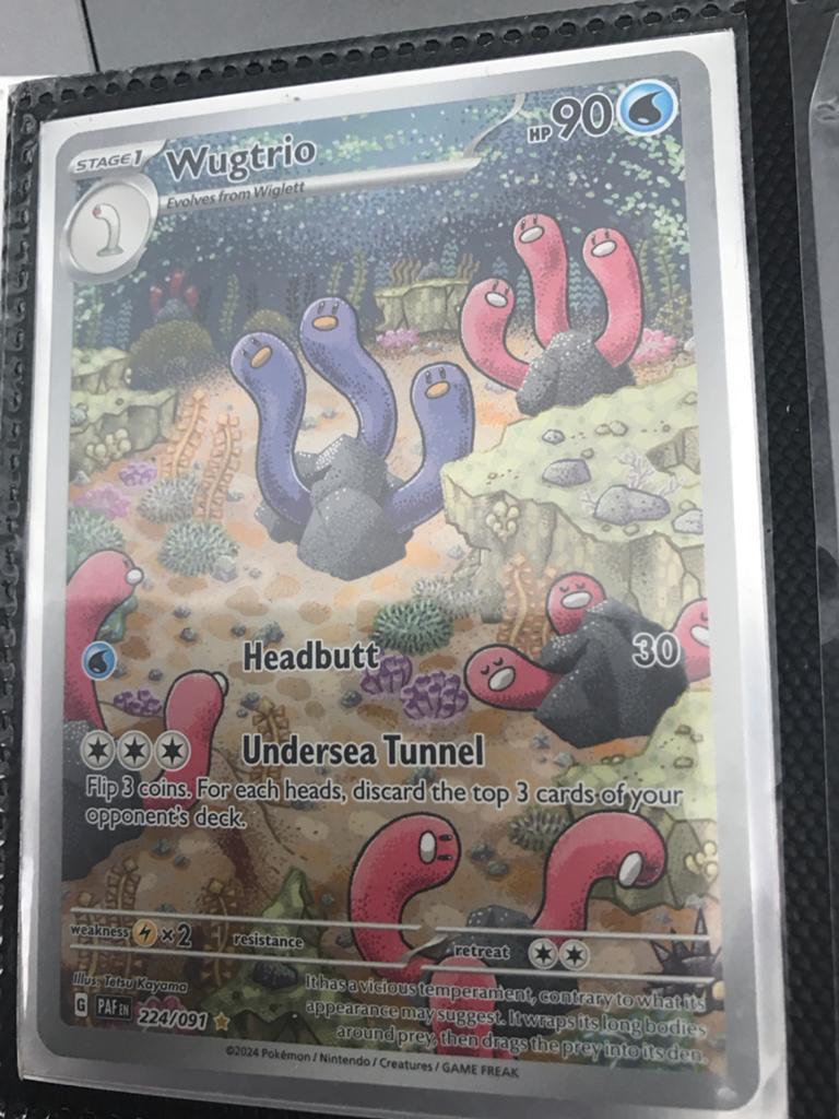 Wugtrio Pokémon Kaart - 224/091 - Nieuwstaat, Ophalen of Verzenden, Nieuw, Losse kaart