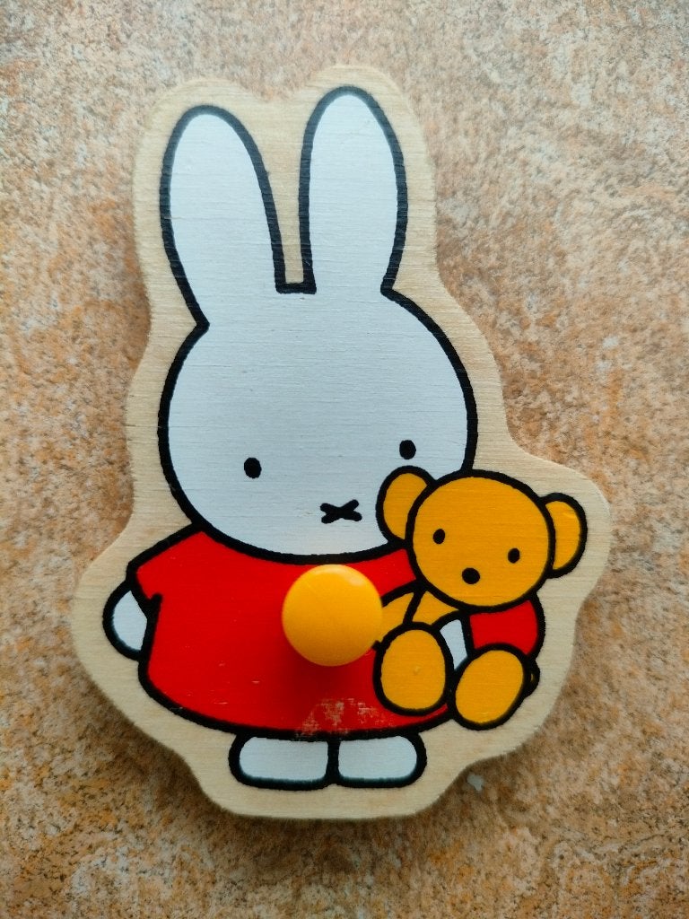 2 houten Nijntje puzzels van Dick Bruna, Ophalen of Verzenden