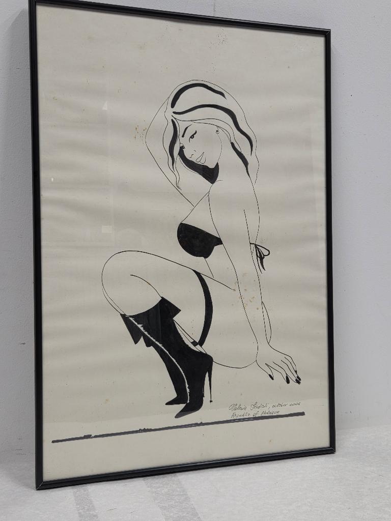 Valeria Jordati - pin up, Antiek en Kunst, Ophalen of Verzenden