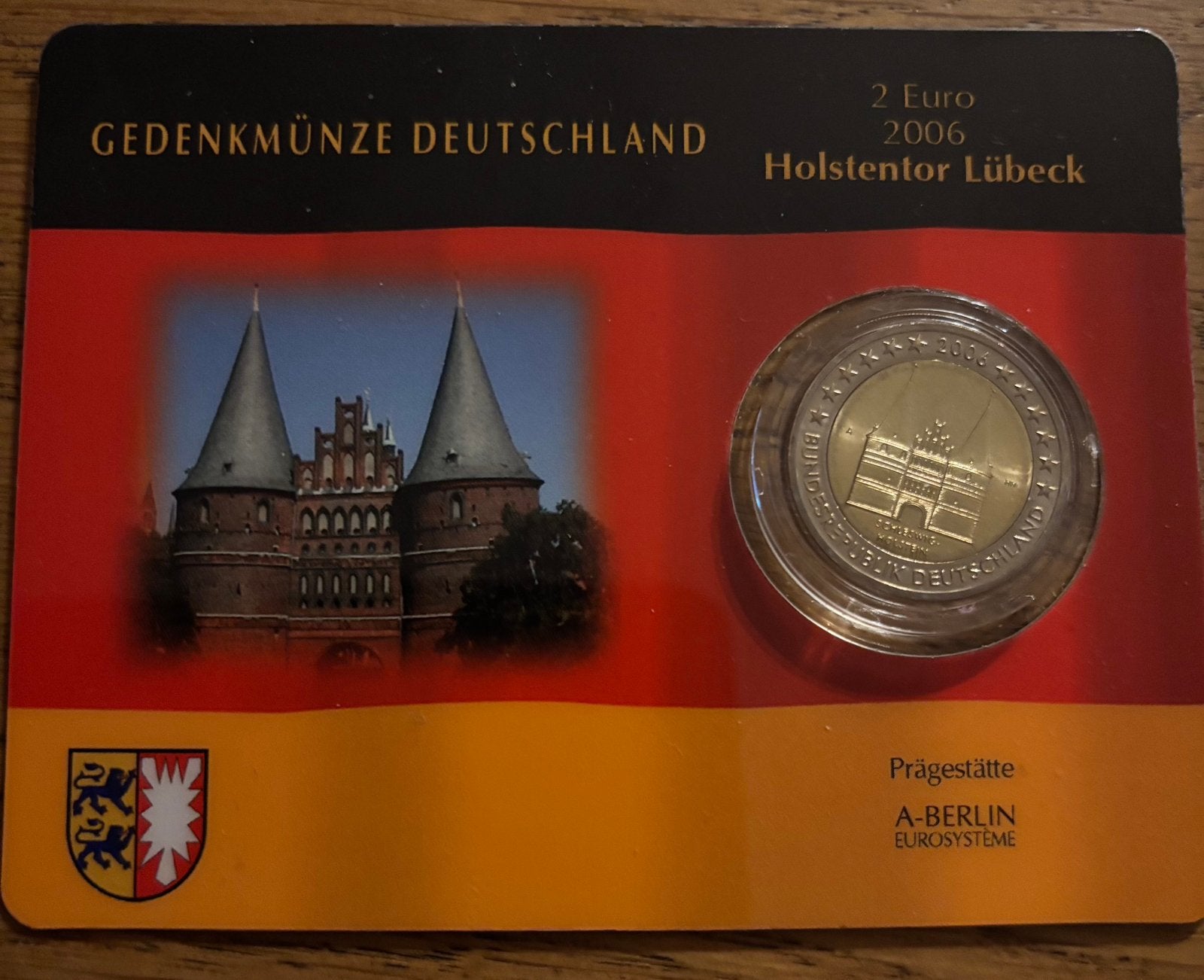 Gezocht: Coincard Duitsland 2006 met letter F en J