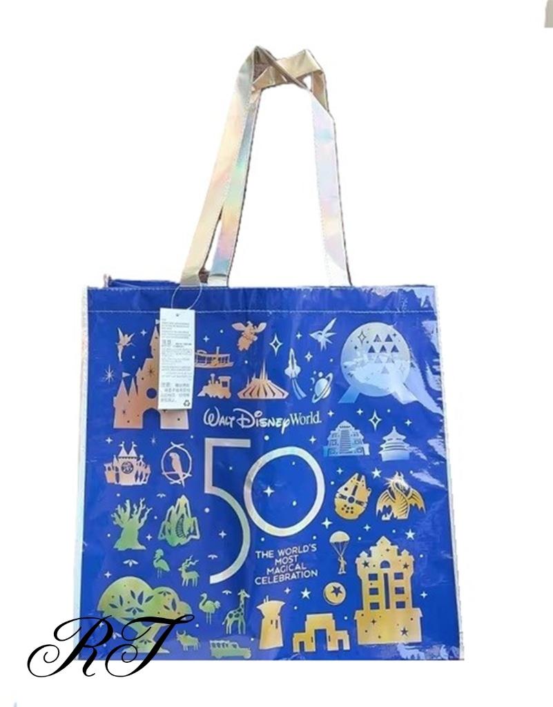 Walt Disney World 50ste jubileum gerecyclede tas., Ophalen of Verzenden, Overige figuren, Nieuw, Tas, Koffer of Zak