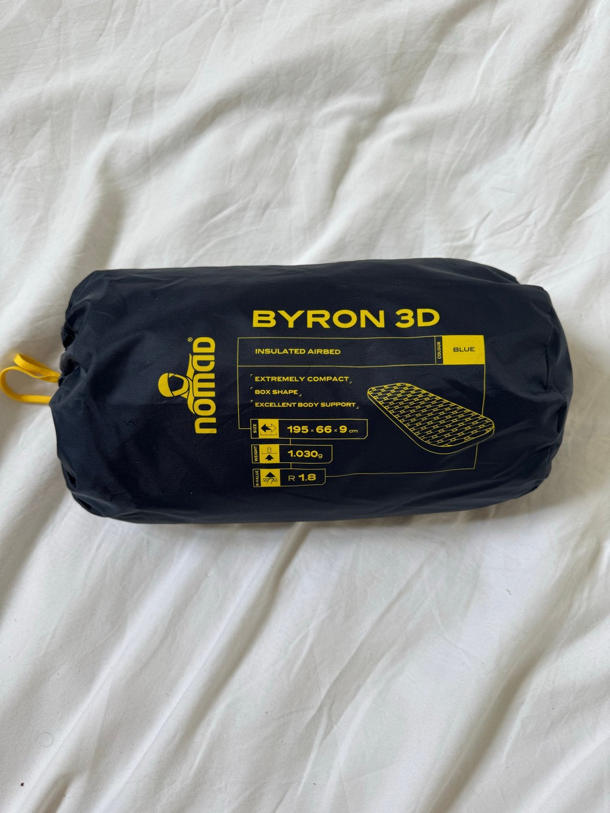 Nomad Byron 3D Geïsoleerd Luchtbed - Compact & Comfortabel, Ophalen of Verzenden, Zo goed als nieuw, 1-persoons