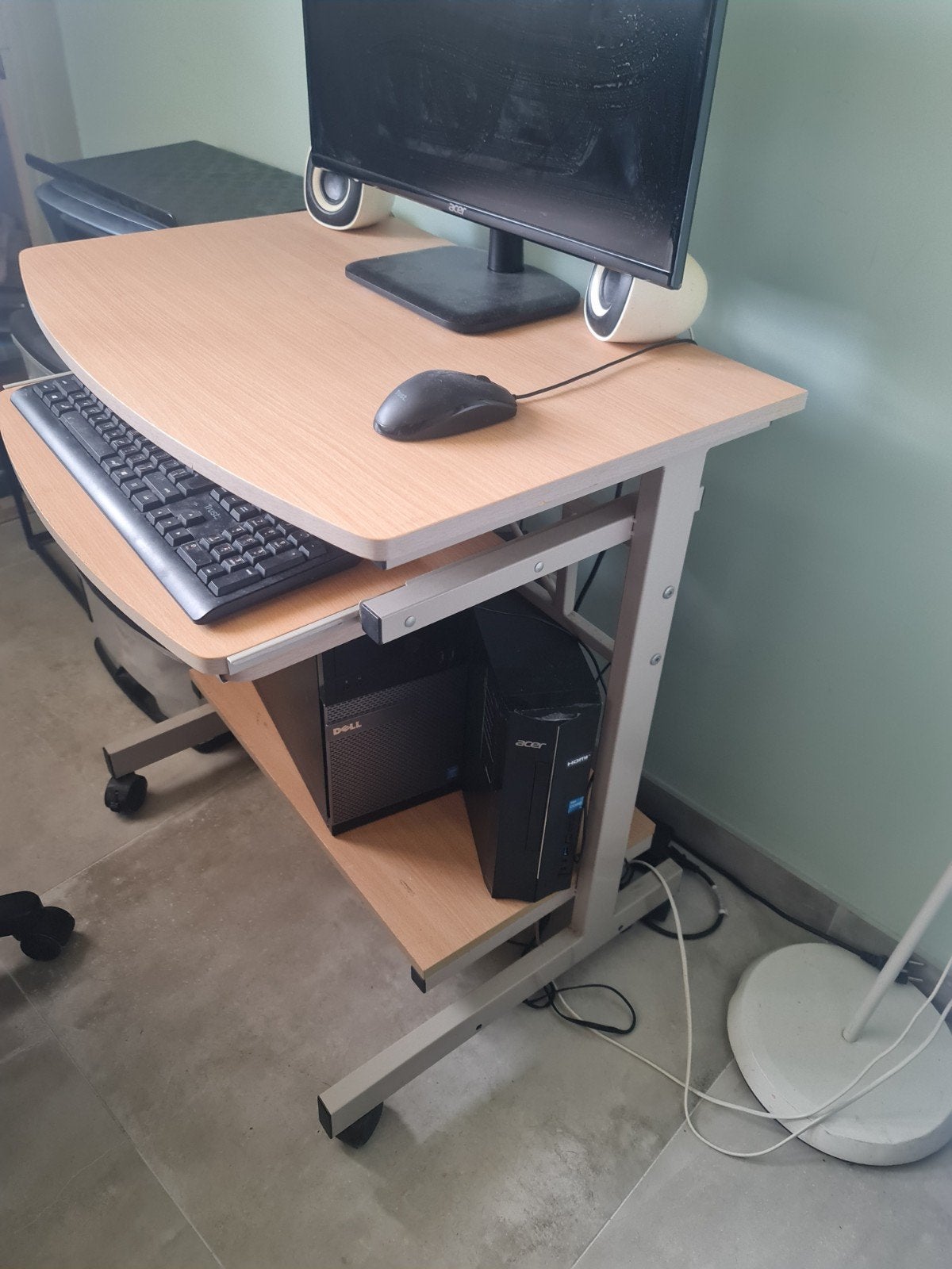Computertafel, Ophalen
