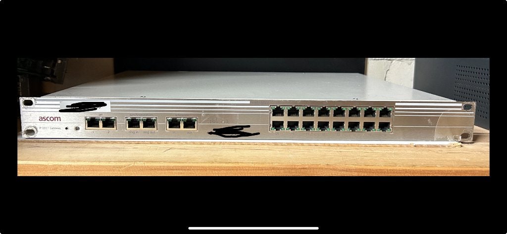 ➡️ Ascom IPBL1-AB/4B3 IPBL1 IP Dect Gateway IPBL, Ophalen of Verzenden, Refurbished, 4 handsets of meer