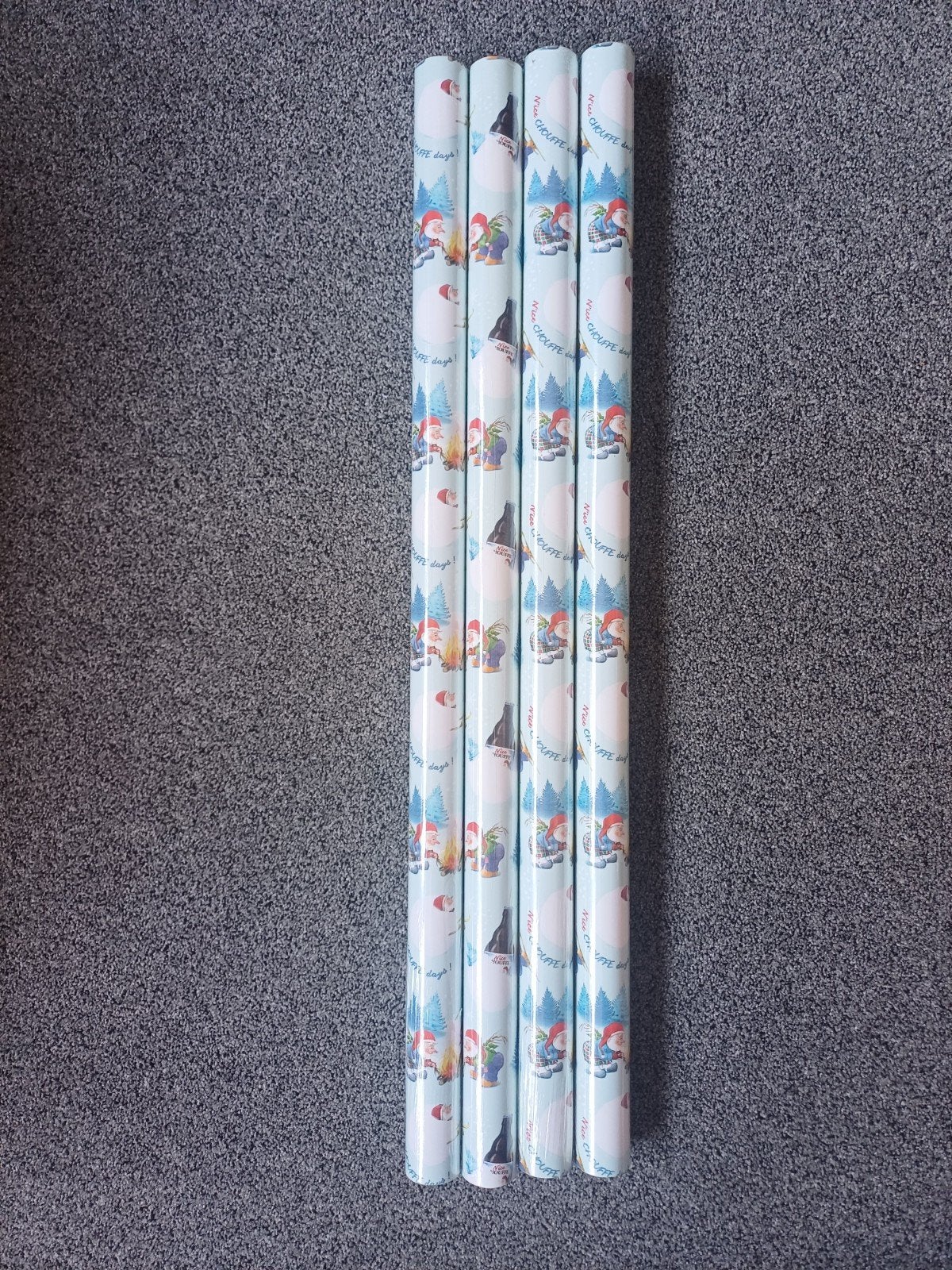 la chouffe cadeau papier, inpakpapier, kerstpapier, Ophalen of Verzenden, Nieuw, Overige typen, Overige merken