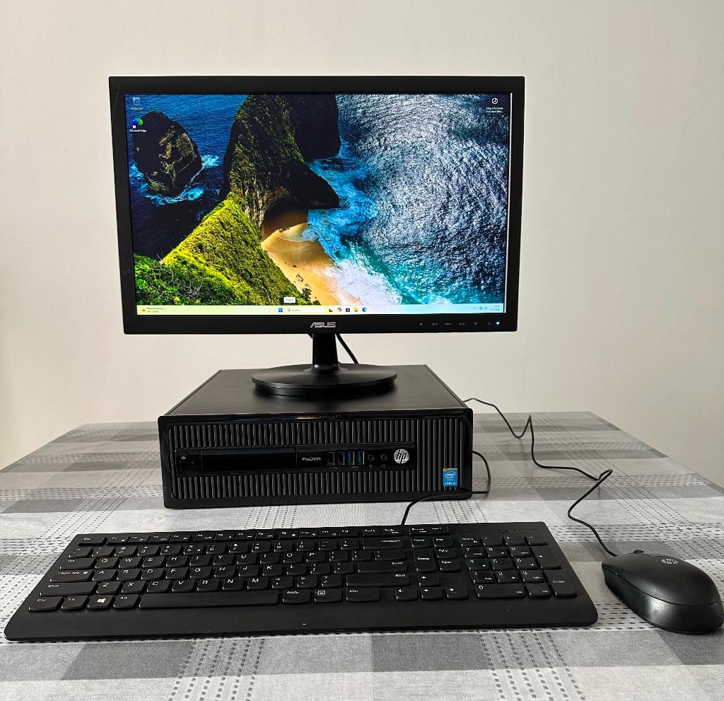 ProDesk met monitor toetsenbord COMPLEET, Ophalen, Hp, 2 tot 3 Ghz, Met monitor