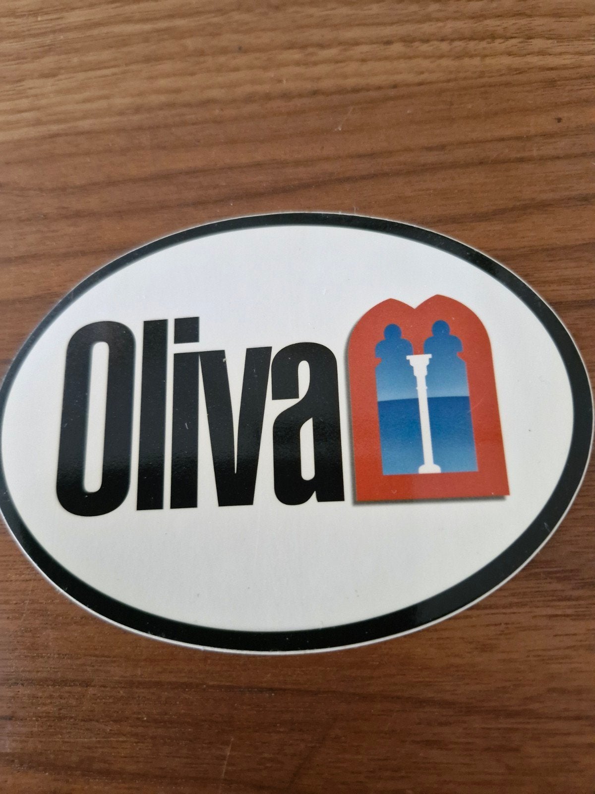 10552 Oliva sticker - Vintage verzamelobject, Ophalen of Verzenden, Nieuw, Overige typen