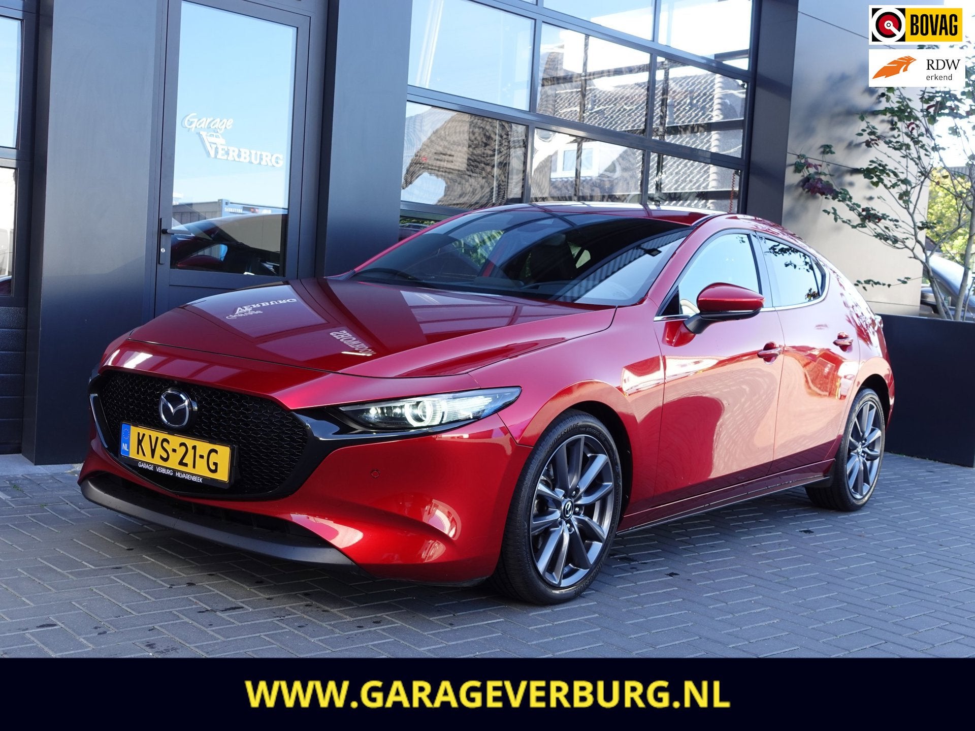 Mazda 3 2.0 e-SkyActiv-G M Hybrid Luxury Automaat (Navi/Carp, Auto's, 1998 cc, 15 km/l, Gebruikt, 4 cilinders