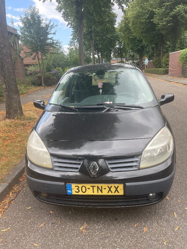 Renault Scénic 1.6 16V 82KW AUT E4 2006. Zwart., Auto's, 1345 kg, Stof, 4 cilinders, Zwart