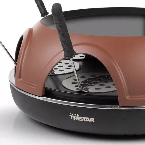 Tristar Raclette Grill met 6 pannetjes en spatels, Ophalen of Verzenden, Nieuw, 4 t/m 7 personen