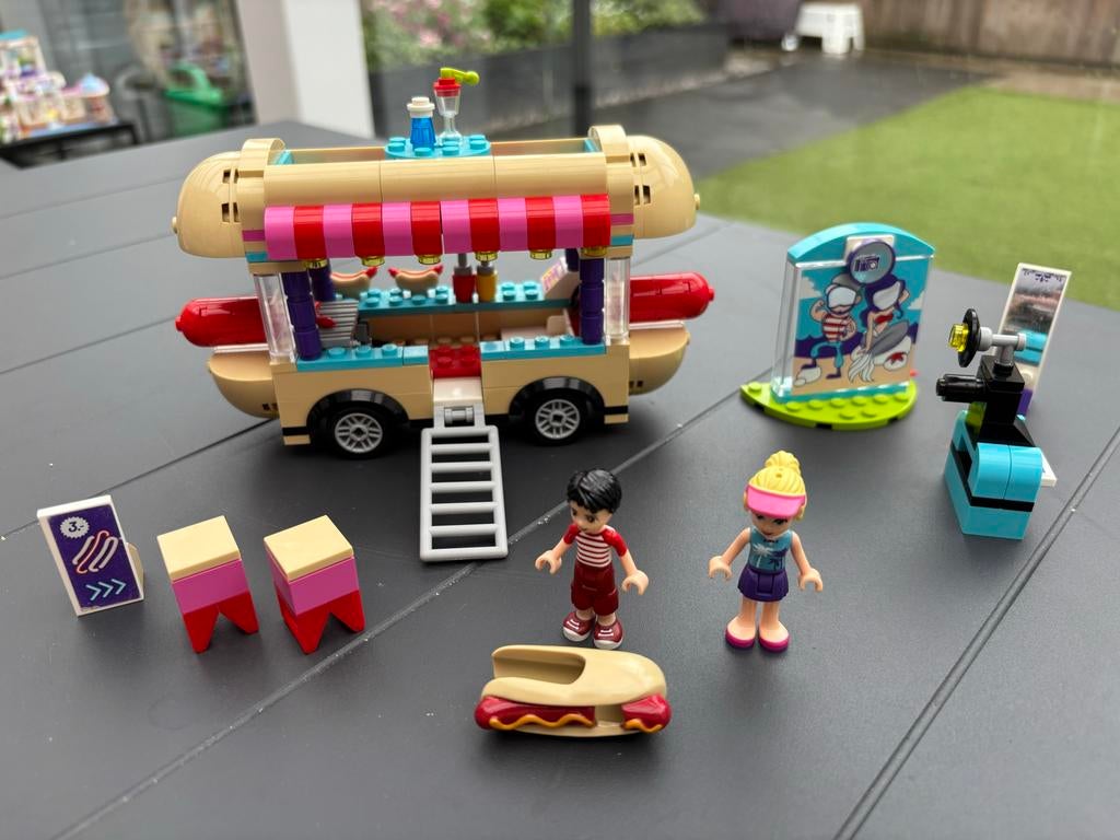 Lego Friends 41129 Hotdog wagen met accessoires, Lego, Friends, Ophalen of Verzenden, Zo goed als nieuw