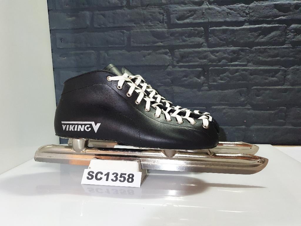 Viking Junior Tournoren Lage Laag Noren Leder Zwart Maat 45, Sport en Fitness, Schaatsen, Viking, Verzenden, Nieuw, Noren