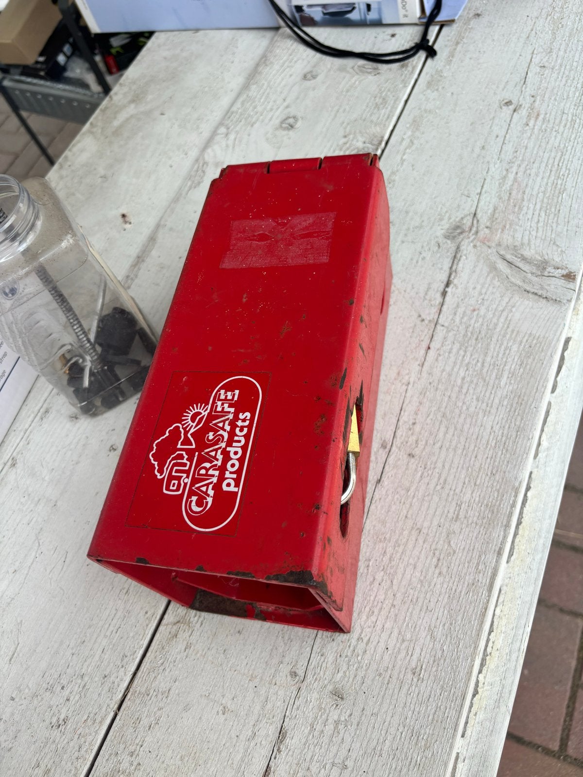 Carasafe Products Disselslot / Oplegger slot (zonder sleutel, Ophalen, Gebruikt