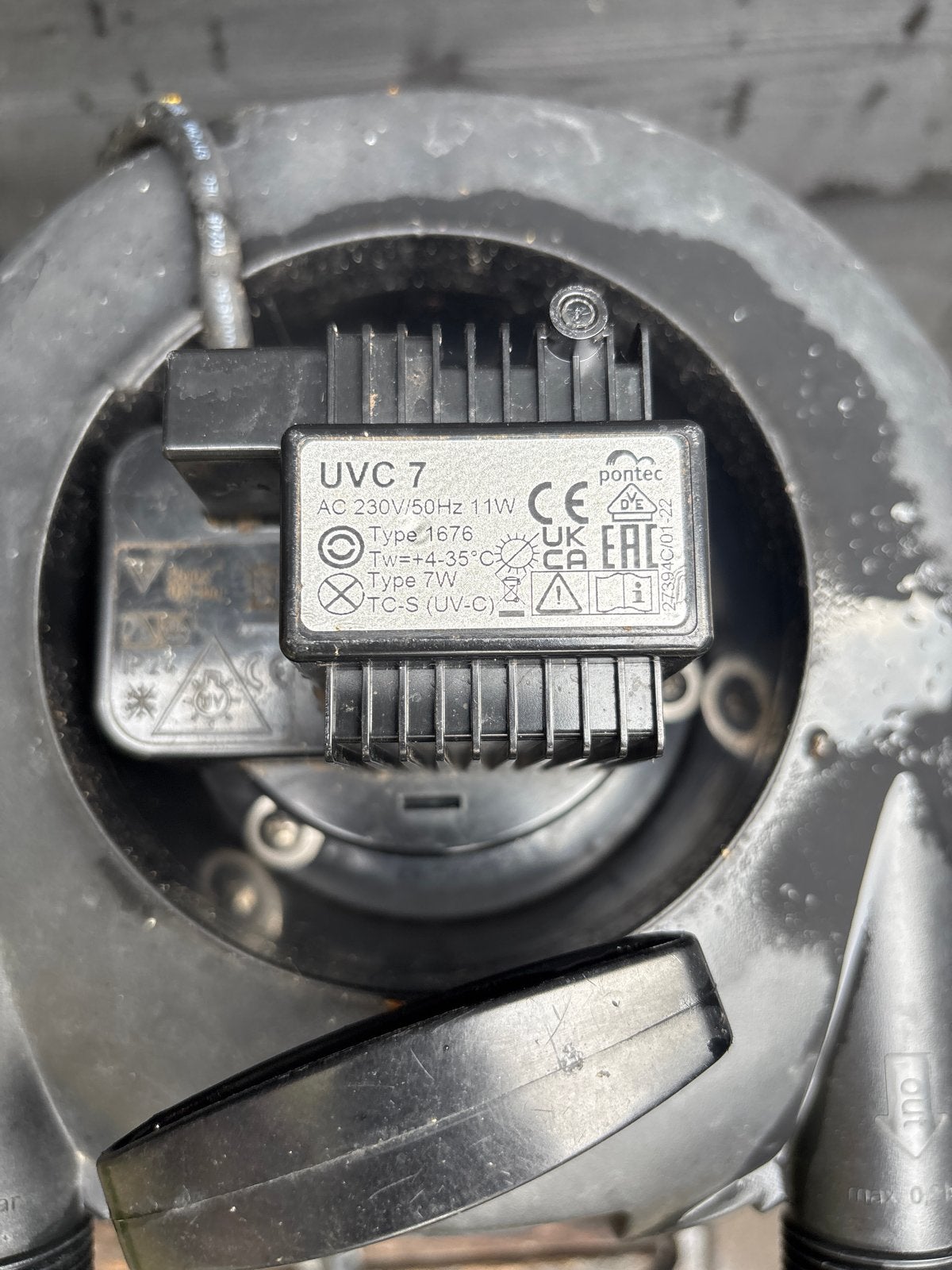 Vijverpomp en UVC-filter set - PonTec PondoVario 1500, Ophalen of Verzenden, Gebruikt, Vijverpomp