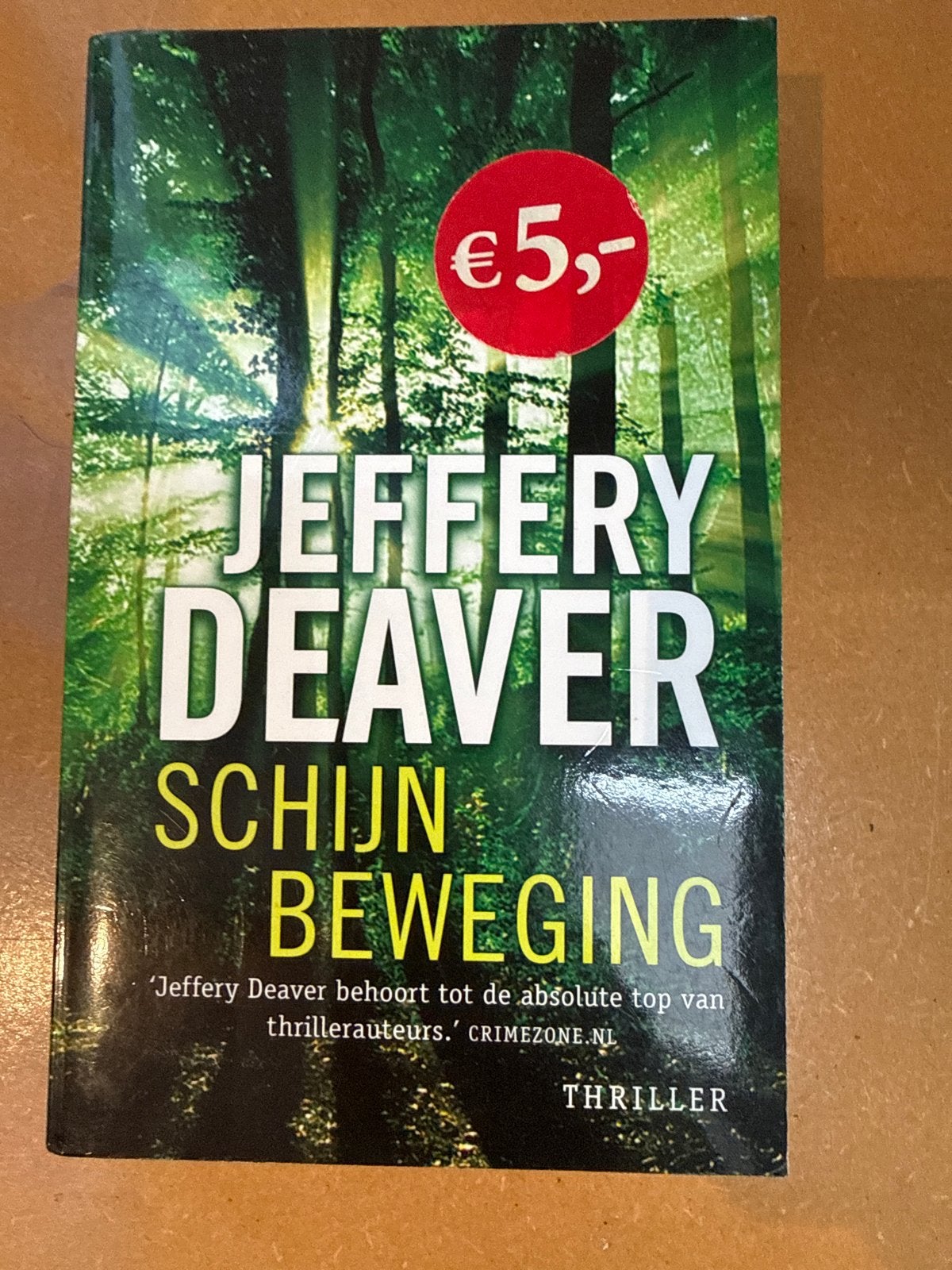 Jeffery Deaver - Schijnbeweging (Thriller), Boeken, Ophalen of Verzenden, Gelezen, Nederland